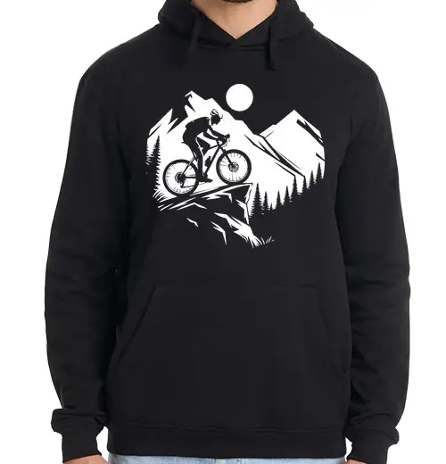 Felpa uomo con cappuccio Ciclismo