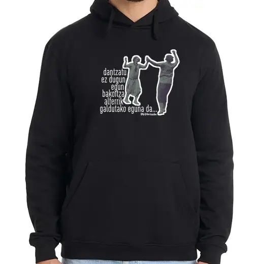 Felpa uomo con cappuccio dantzatu mad arikatuok!