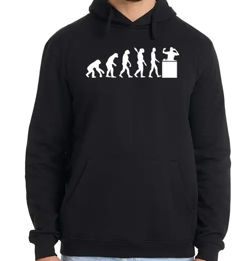 Felpa uomo con cappuccio dj evolution
