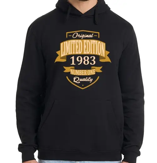 Felpa uomo con cappuccio edizione limitata 1983