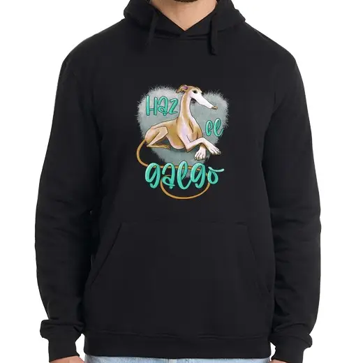 Felpa uomo con cappuccio fai il pagliaccio