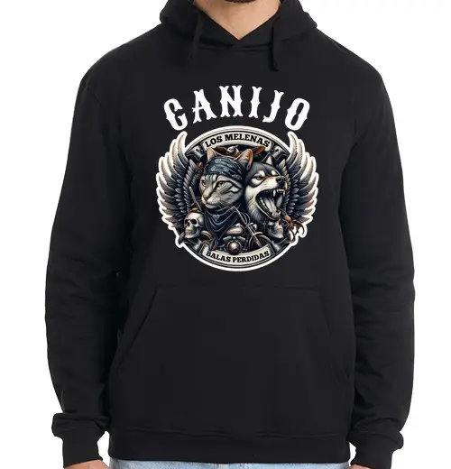 Felpa uomo con cappuccio felpa canijo