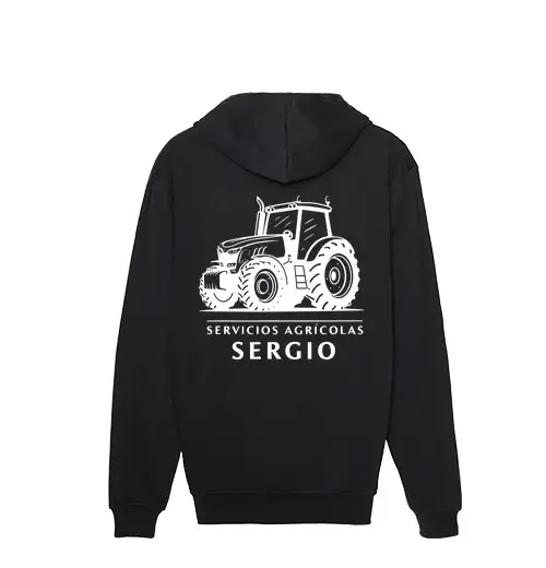 Felpa uomo con cappuccio felpa trattore