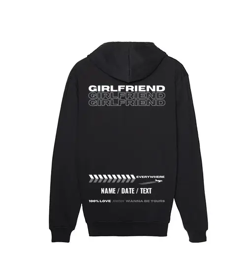 Felpa uomo con cappuccio fidanzata 1 - alta definizione