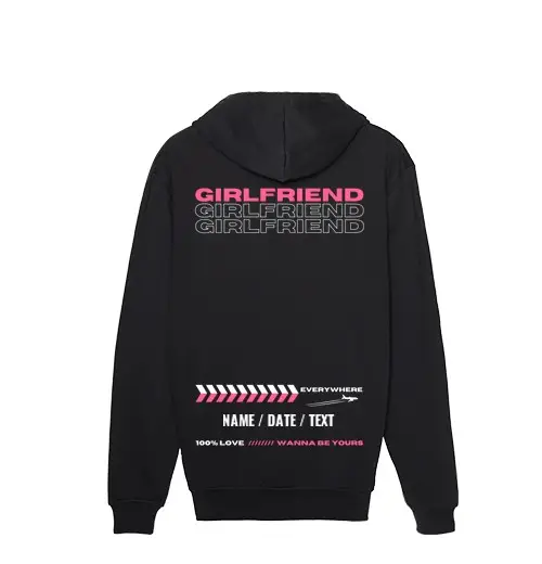 Felpa uomo con cappuccio fidanzata 2 - alta definizione