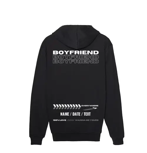 Felpa uomo con cappuccio fidanzato 1 - alta definizione