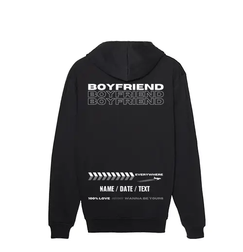 Felpa uomo con cappuccio fidanzato 1 - alta definizione