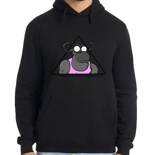 Felpa uomo con cappuccio groscosto