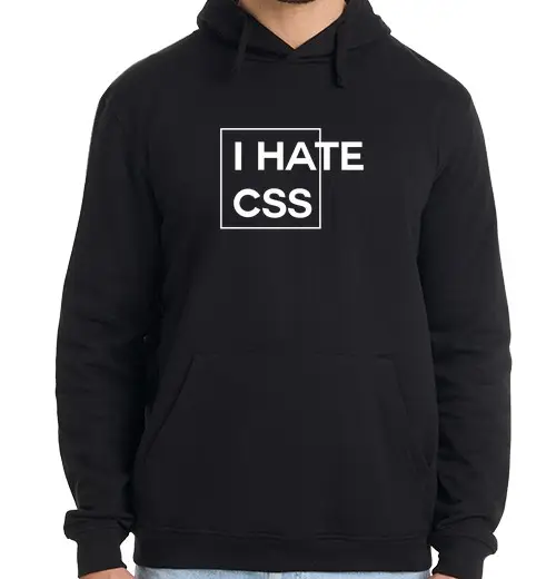Felpa uomo con cappuccio I hat e css