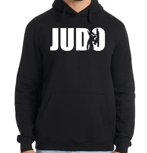 Felpa uomo con cappuccio judo