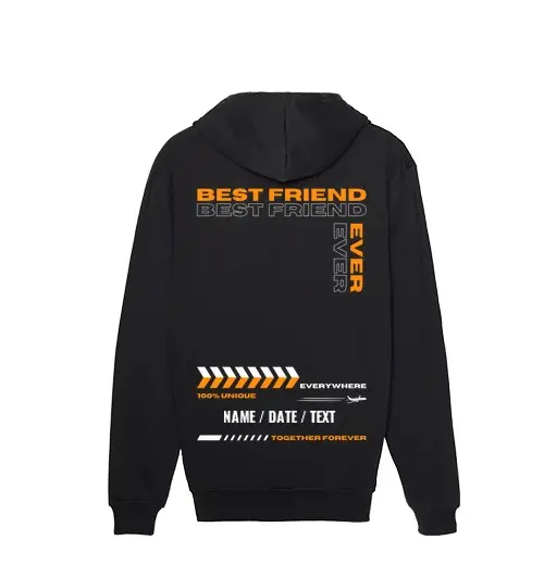 Felpa uomo con cappuccio migliore amico 2 - hd