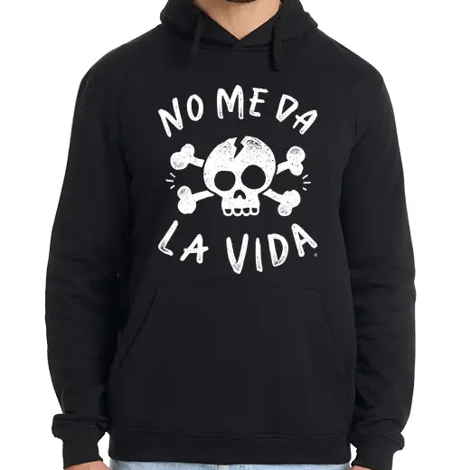 Felpa uomo con cappuccio non mi dà vita