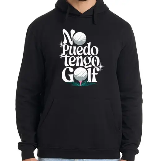 Felpa uomo con cappuccio Non posso ho il golf