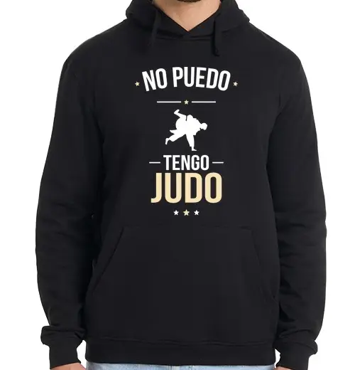 Felpa uomo con cappuccio Non posso ho il judo
