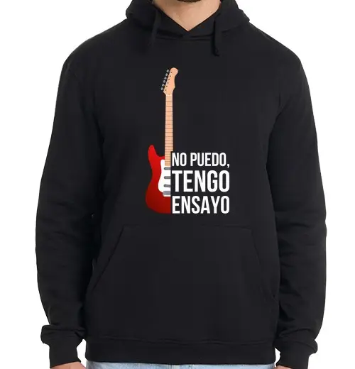 Felpa uomo con cappuccio Non posso ho le prove