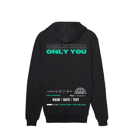 Felpa uomo con cappuccio only you 2 - hd