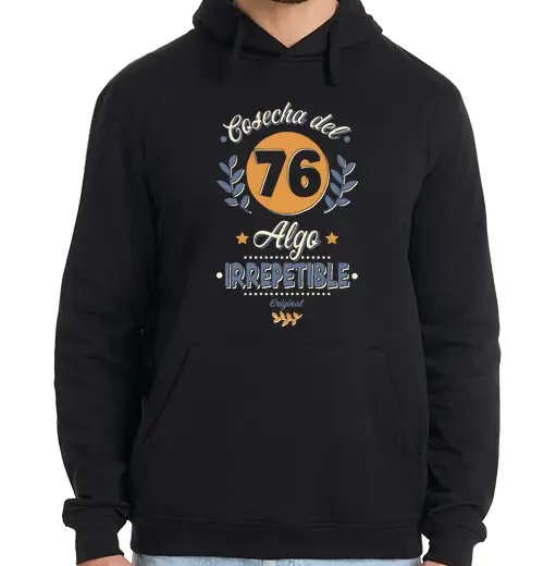 Felpa uomo con cappuccio raccolto dell39irripetibile 76