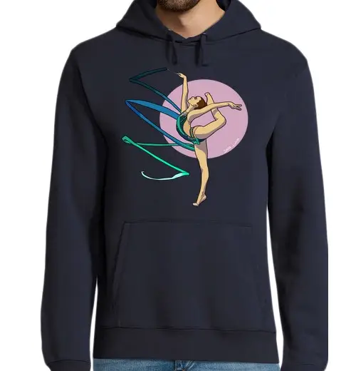 Tostadora Felpa con Cappuccio Uomo Blu