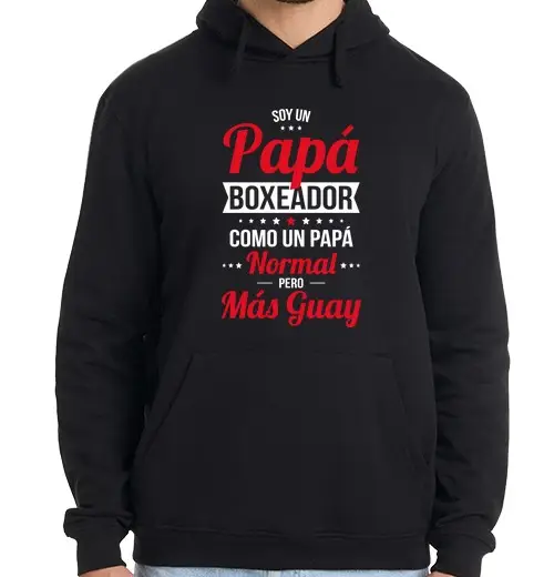 Felpa uomo con cappuccio sono un box di papà cool