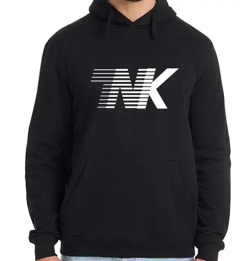 Felpa uomo con cappuccio tnk bianco