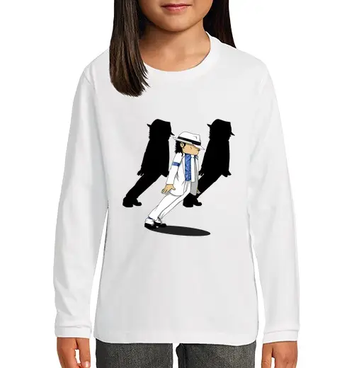 Maglietta bambino manica lunga Bambino, manica lunga, bianco