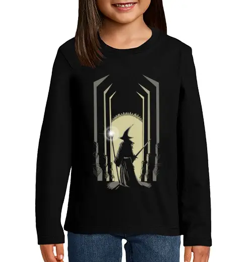 Maglietta bambino manica lunga Bambino, manica lunga, nero