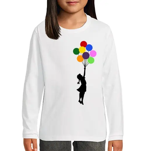 Maglietta bambino manica lunga Banksy