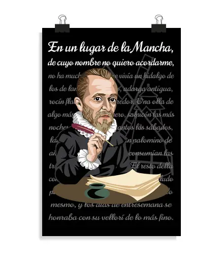 Poster verticale 2 3 - (20 x 30 cm) cervantes
