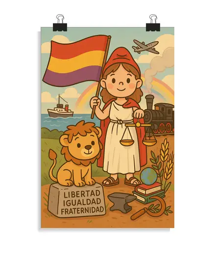 Poster verticale 2 3 - (20 x 30 cm) mini repubblica