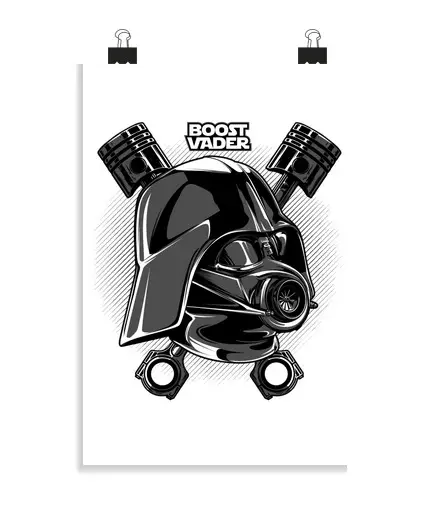 Poster verticale 2 3 - (20 x 30 cm) potenziare vader
