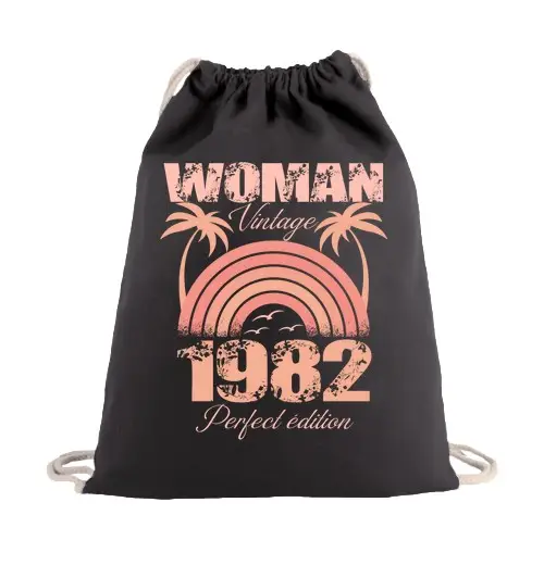 Sacca sportiva donna vintage edizione perfetta 1982