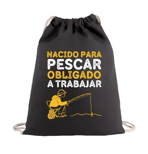 Sacca sportiva nato per pescare league a lavorare