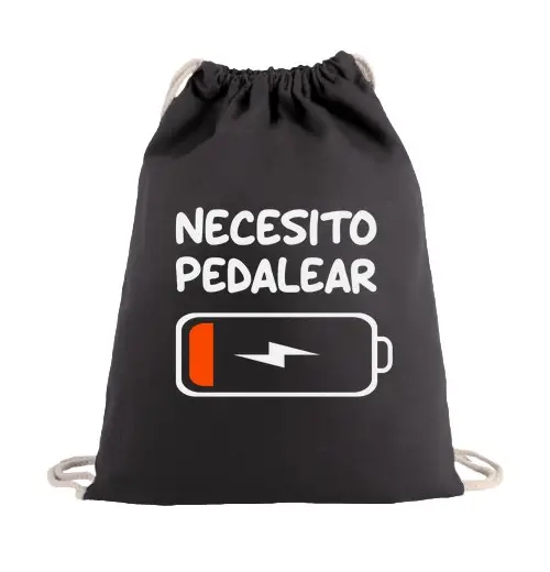 Sacca sportiva Necesito Pedalear Bicicleta Ciclismo