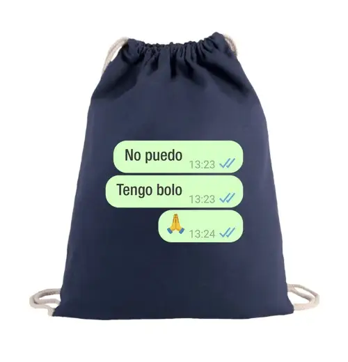 Sacca sportiva Non posso ho mal di testa