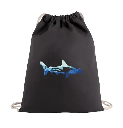 Sacca sportiva zaino sub bellissimo disegno d