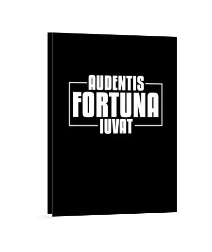 Stampa Su Tela Verticale 3 4 audentis fortuna iuvat lingua latina