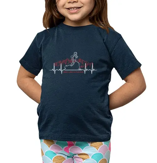 T-shirt bambino manica corta il cuore che corre nei cieli eat