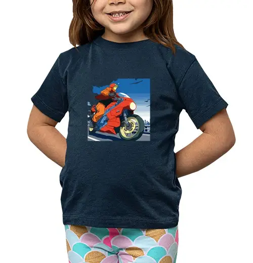 T-shirt bambino manica corta rider