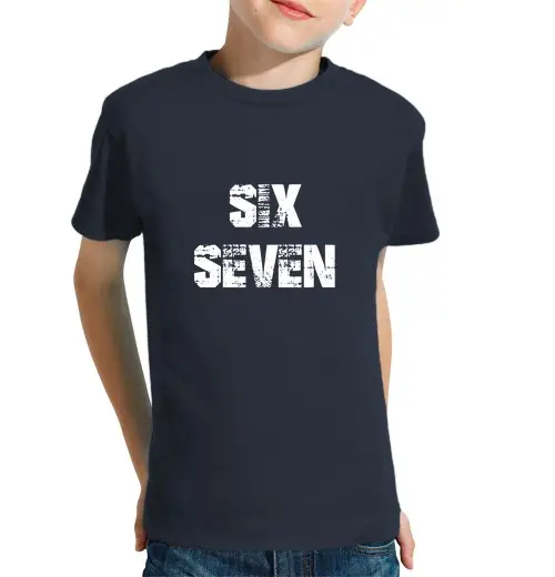 T-shirt bambino manica corta sei sette