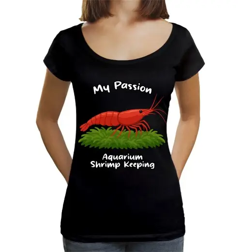 T-shirt da donna scollo amplio Loose Fit lover della ciliegia rossa