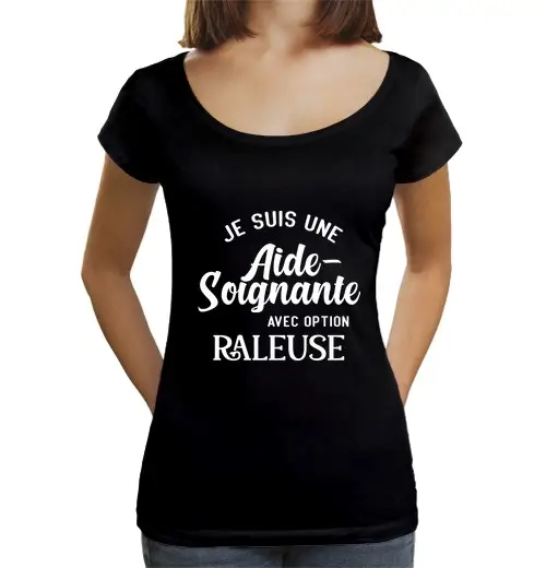 T-shirt da donna scollo amplio Loose Fit sono unoperatrice sanitaria unoperatric