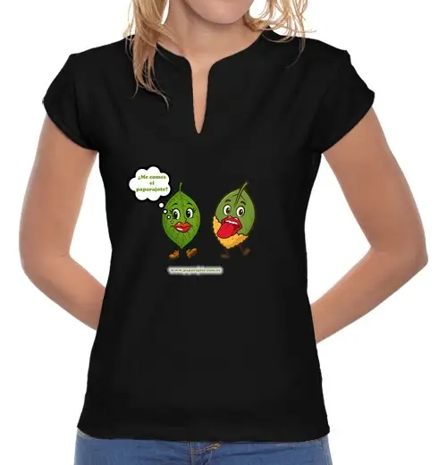 T-shirt donna colletto alla coreana Disegno 4574982