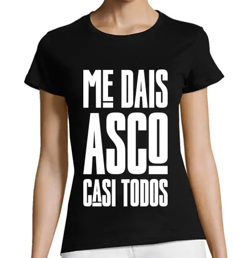 T-shirt donna taglio classico maniche corte mi date schifo quasi tutti