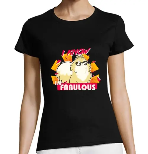 Tostadora Maglia donna maniche corte I Know I'm Fabulous