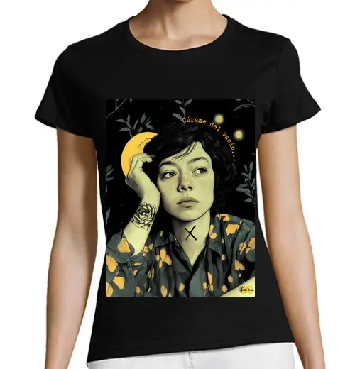 T-shirt donna taglio classico maniche corte t-shirt guariscimi dal vuoto alejandra pizarnik