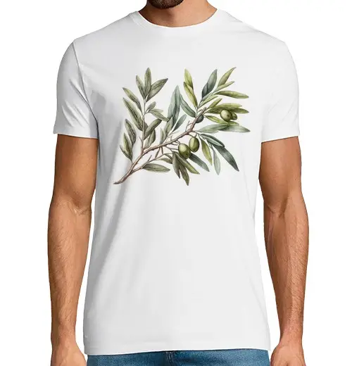 T-shirt uomo manica corta azienda produttrice di olio d oliva uliveto