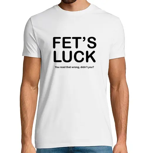 T-shirt uomo manica corta buona fortuna