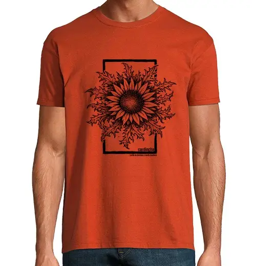 T-shirt uomo manica corta cardincha cardo arag uno