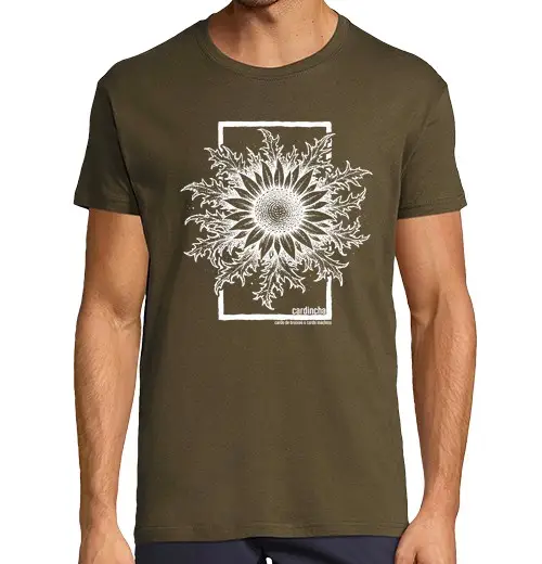 T-shirt uomo manica corta cardincha cardo arag uno