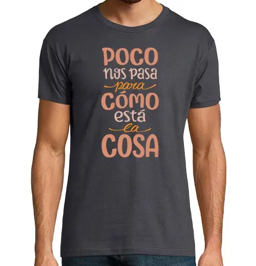 T-shirt uomo manica corta ci succede poco per come stanno le cose